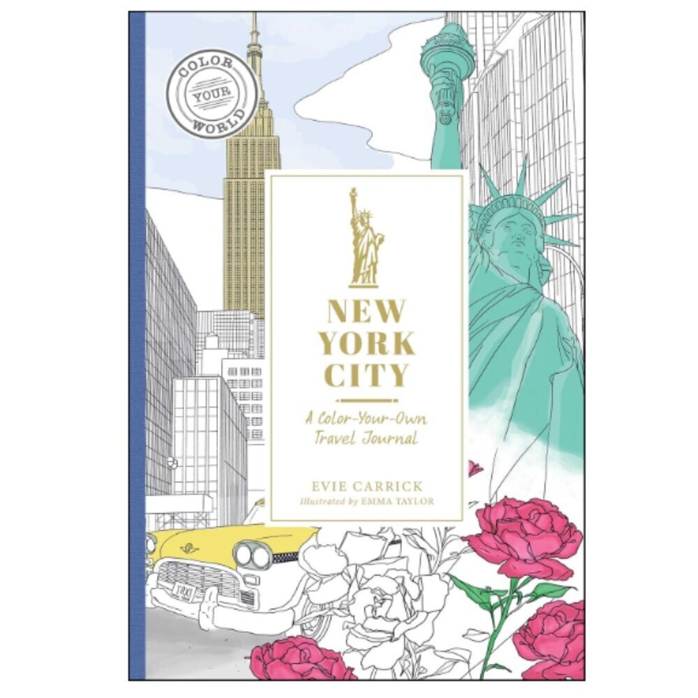 TWO New York City: A Color-Your-Own‎ Travel Journals | Brand New